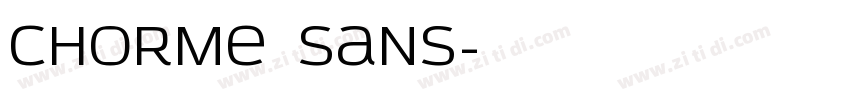 chorme sans字体转换